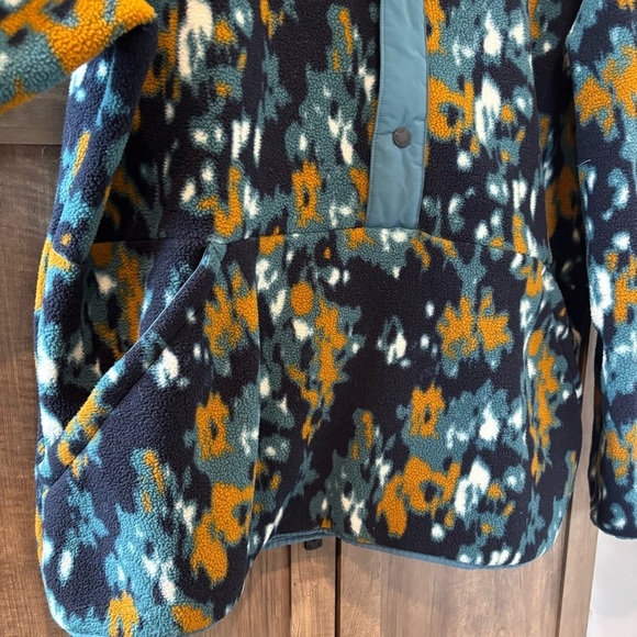 North Face Fleece Pullover Men's XXL Multicolor Carbondale Quarter Snap Hoodie - Picture 7 of 14